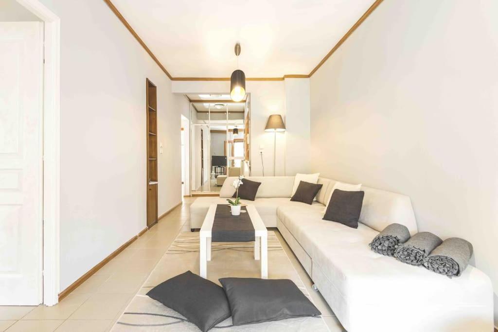 95sqm 7min Center 2bedroom Gas Heating Marble Wc 2 Smarttv * Thessaloniki